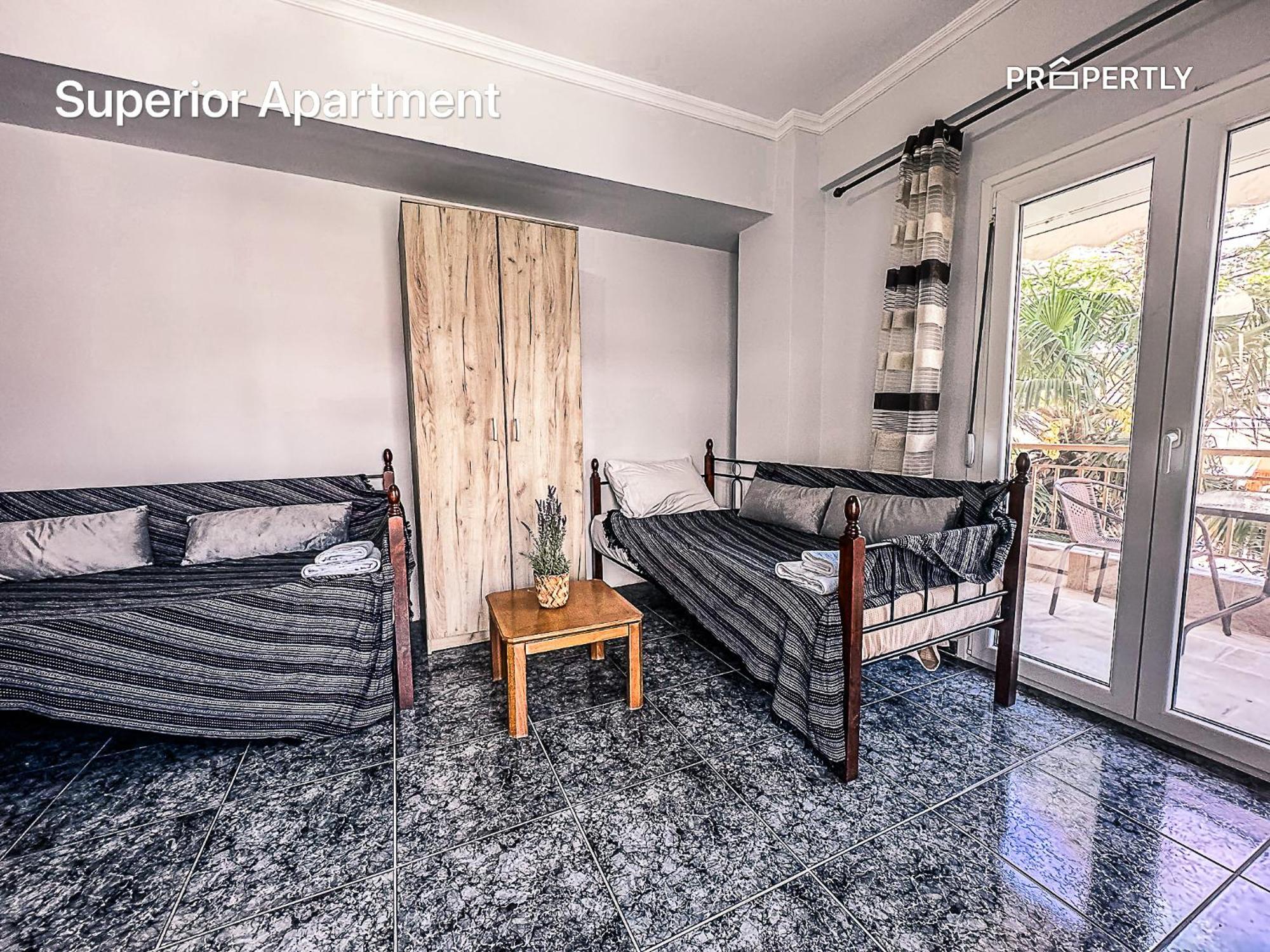 Апартаменты Seaside Retreat #Propertly Nea Kallikrateia Экстерьер фото